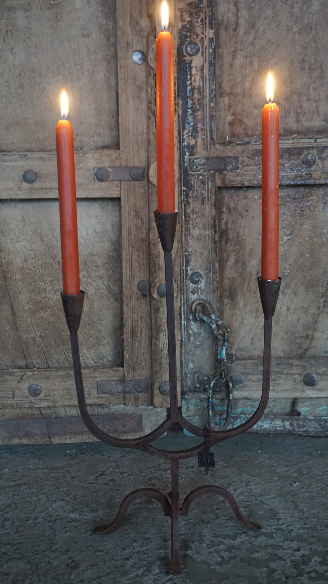 Aura Peeperkorn Kandelaar/Kaarshouder Marrakech 3-Arms | H45xB25 cm