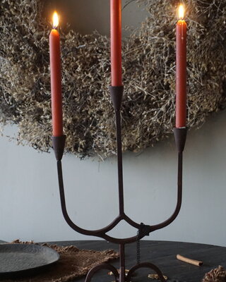 Aura Peeperkorn Kandelaar/Kaarshouder Marrakech 3-Arms | H45xB25 cm