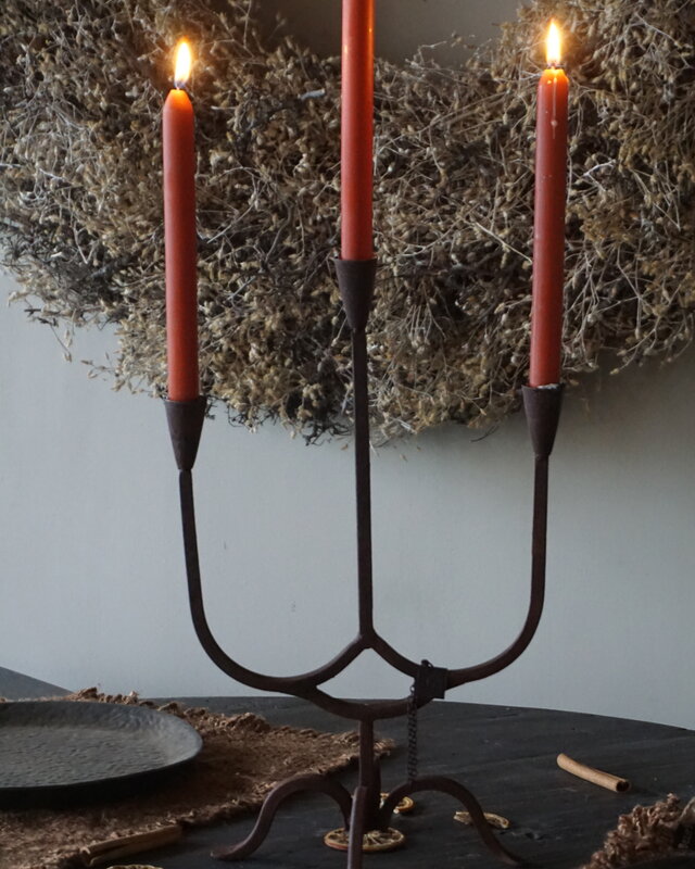 Aura Peeperkorn Kandelaar/Kaarshouder Marrakech 3-Arms | H45xB25 cm