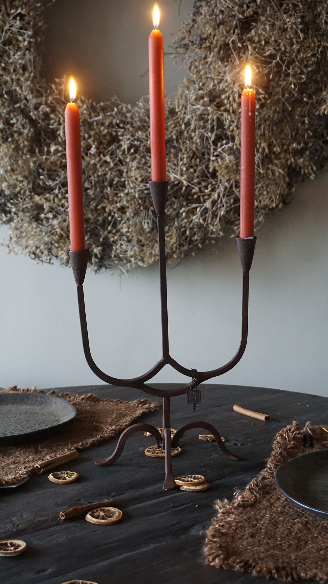 Aura Peeperkorn Kandelaar/Kaarshouder Marrakech 3-Arms | H45xB25 cm