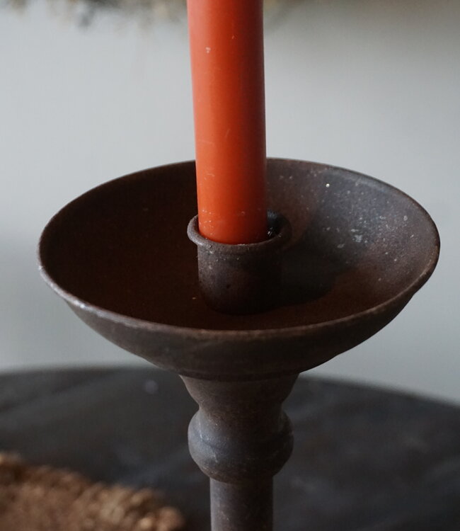 Countryfield Kandelaar Kolby | Roest | S | H31,5 x D14 cm