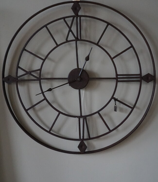 Aura Peeperkorn Wandklok | IJzer | 80 cm