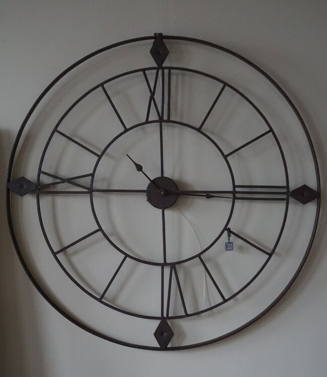 Aura Peeperkorn Wandklok | IJzer | 80 cm