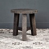 Bijzettafel Toby | Robuust Rond | H45 x D45 cm