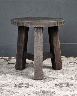 Luksa Home Collection Bijzettafel Toby | Robuust Rond | H45 x D45 cm