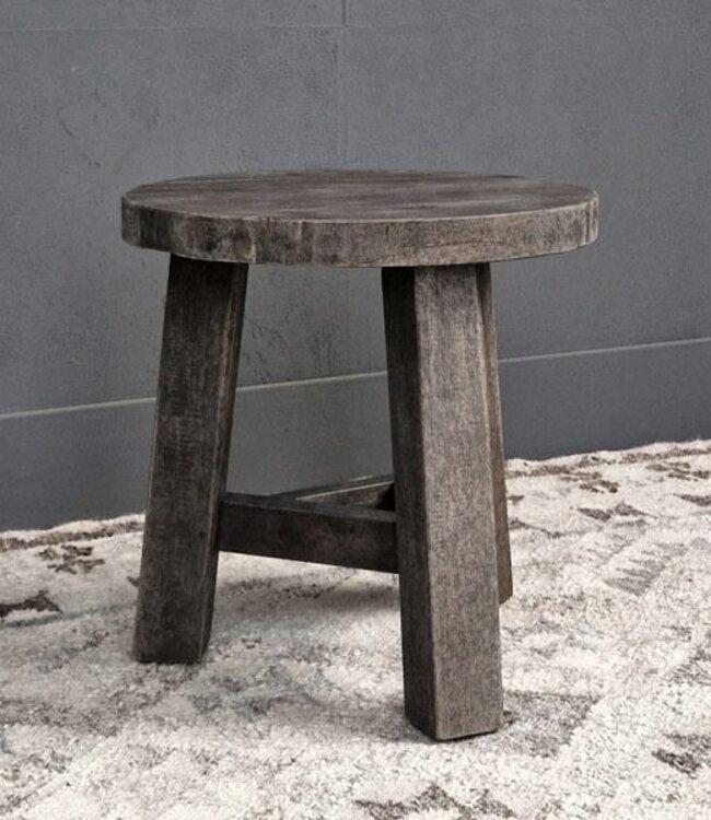 Luksa Home Collection Bijzettafel Toby | Robuust Rond | H45 x D45 cm