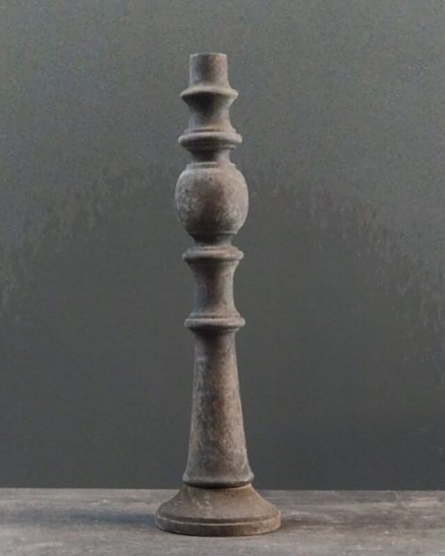 Luksa Home Collection Kandelaar Carma | Antique Grey | H48 cm