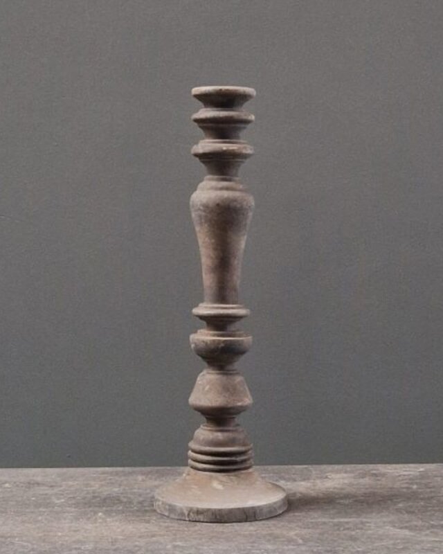 Luksa Home Collection Kandelaar Deepika | Antique Grey | H42 cm