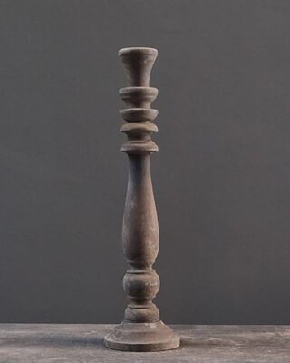 Luksa Home Collection Kandelaar Savati | Antique Grey | H50 cm