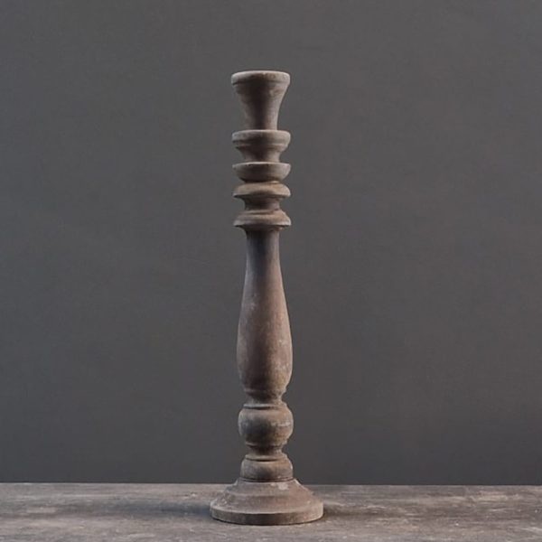 Luksa Home Collection Kandelaar Savati | Antique Grey | H50 cm
