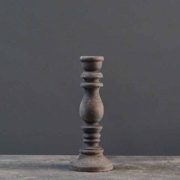 Luksa Home Collection Kandelaar Java | Antique Grey | H30 cm