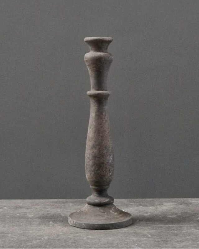 Luksa Home Collection Kandelaar Adya | Antique Grey | H38 cm