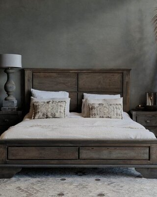 Luksa Home Collection Bed Brit | Antique Grey | 4 Maten Verkrijgbaar!