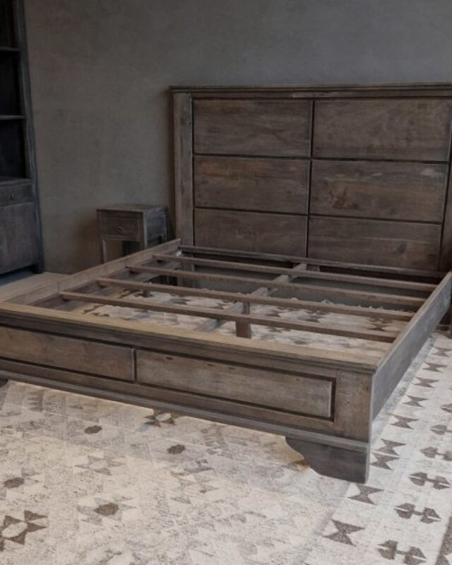 Luksa Home Collection Bed Brit | Antique Grey | 4 Maten Verkrijgbaar!