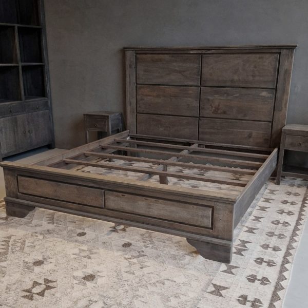 Luksa Home Collection Bed Brit | Antique Grey | 4 Maten Verkrijgbaar!