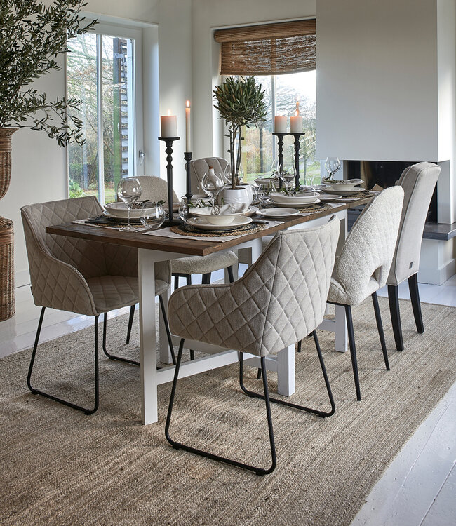 Rivièra Maison Eetkamerstoel Frisco Drive | Naturel | H83 cm