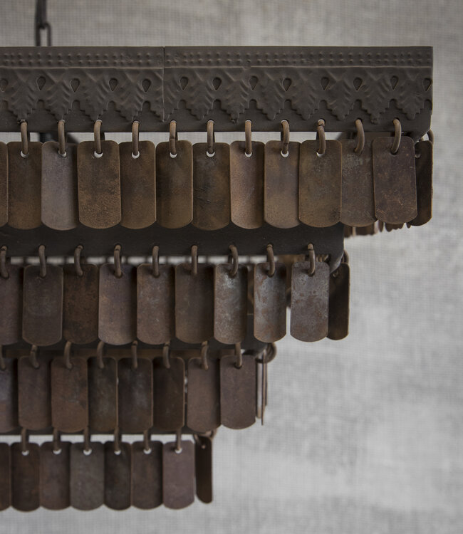 Hoffz Kroonluchter Gudha Vierkant H25 x B45 x L45 cm