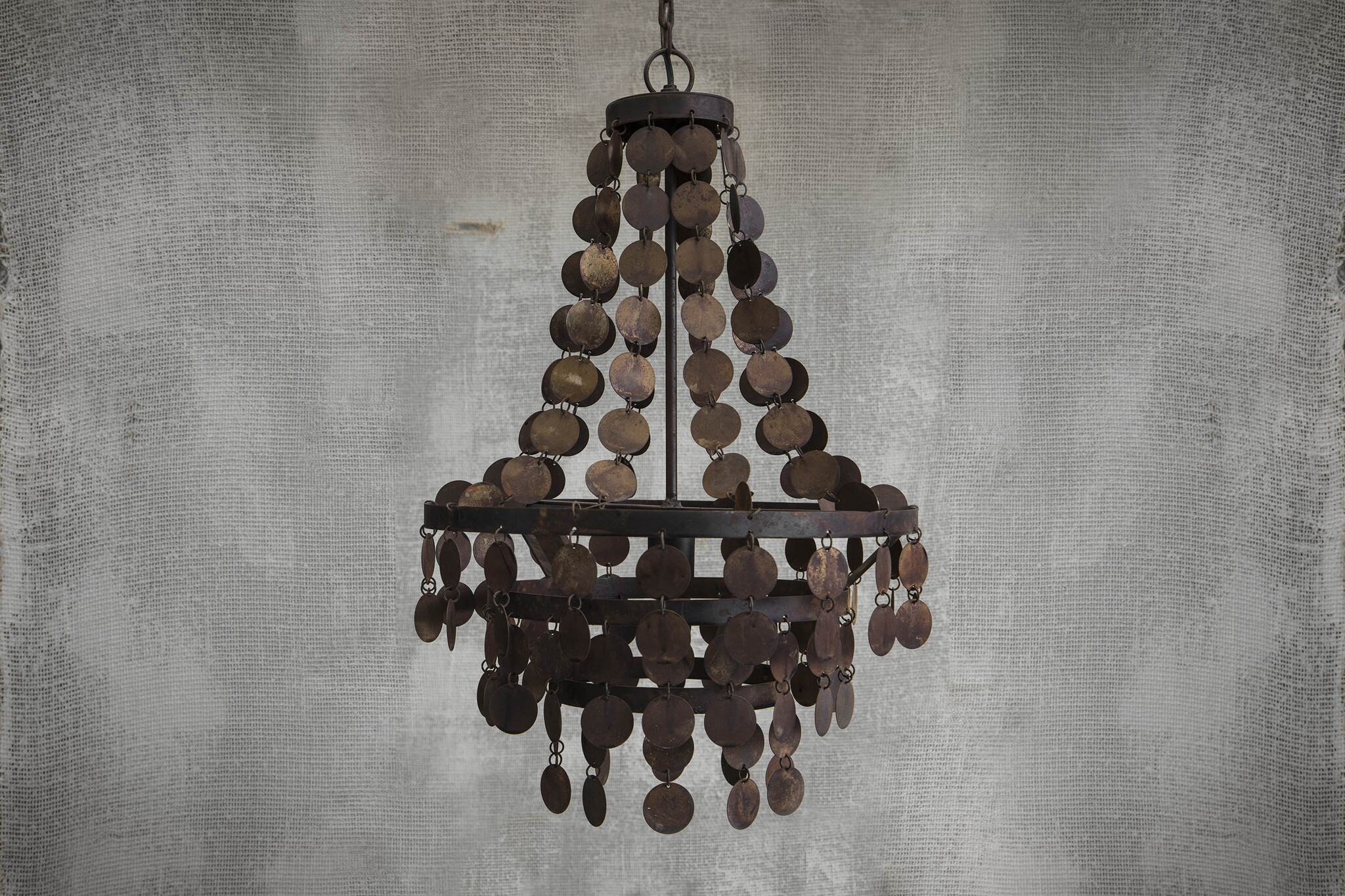 Moderne zwarte metalen hanglamp Steinhauer Stang