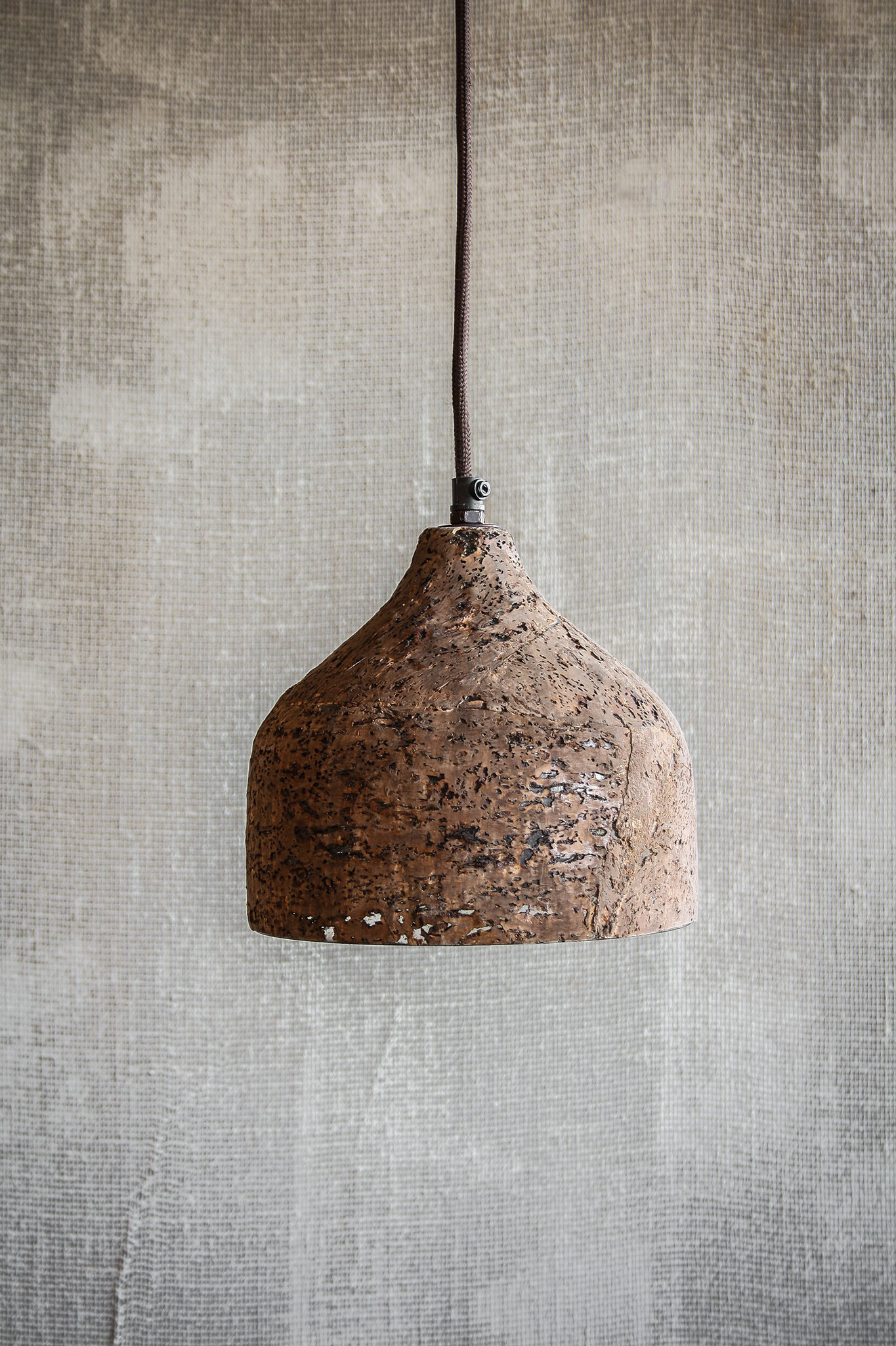 Glazen Hanglamp Bari 200 Kurk H18 x D20 cm Hoffz - Rene Houtman