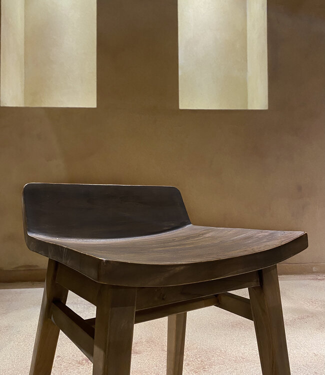 Hoffz Kruk Fez Teakhout B46 x D46 x H48 cm