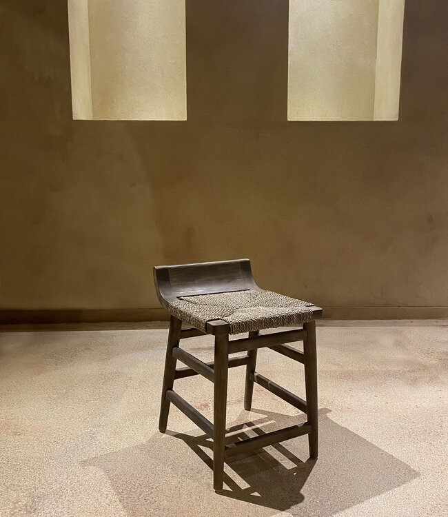 Hoffz Kruk Bintu Teakhout B40 x D46 x H60 cm