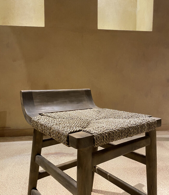 Hoffz Kruk Bintu Teakhout B40 x D46 x H60 cm