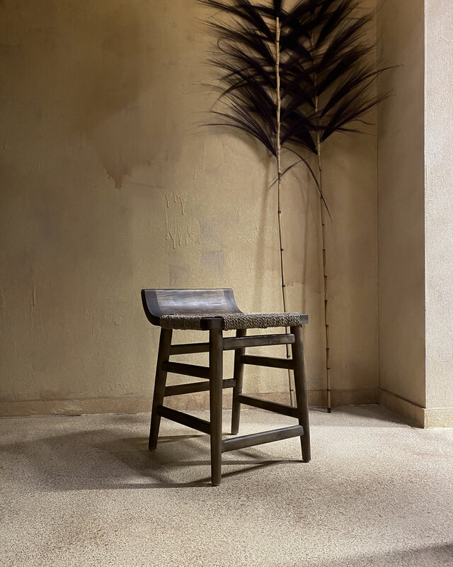 Hoffz Kruk Bintu Teakhout B40 x D46 x H60 cm