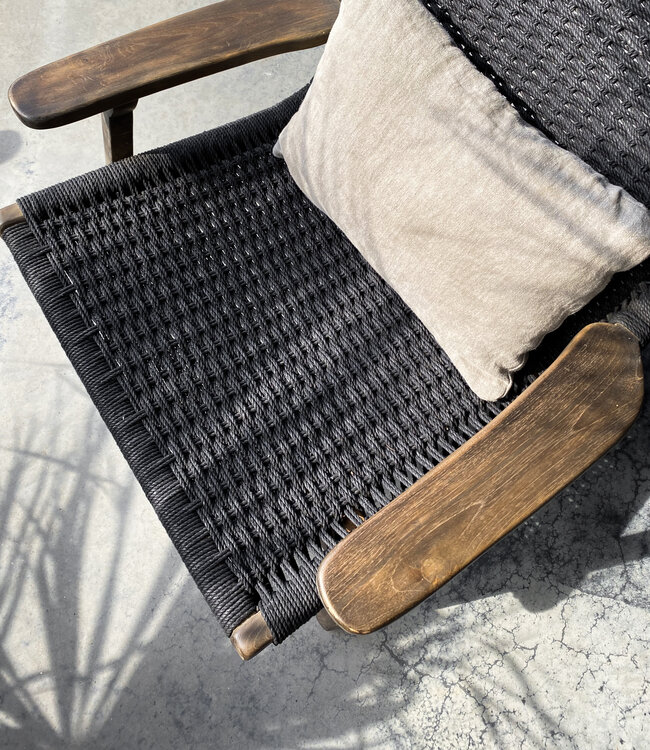 Hoffz Fauteuil Benin | Teakhout | H84 x B70 x D80 cm