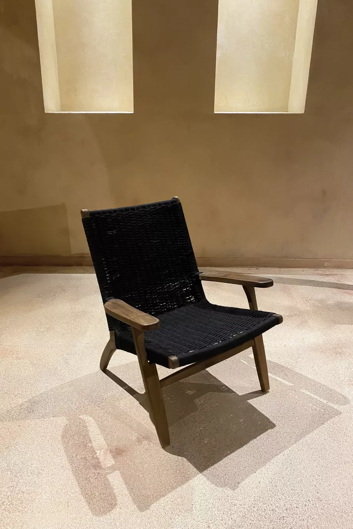 Hoffz Fauteuil Benin | Teakhout | H84 x B70 x D80 cm