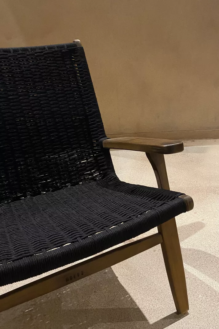 Hoffz Fauteuil Benin | Teakhout | H84 x B70 x D80 cm