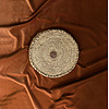 Zitkussen Ladi Rond Geweven Maïsblad D46,5 x H 3,5/4 cm