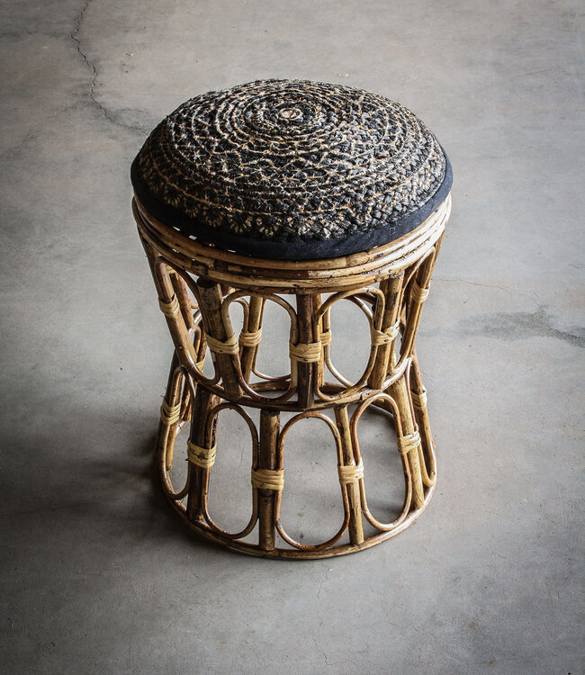 Hoffz Kruk Nila Bamboe L34 x B34 x H38 cm