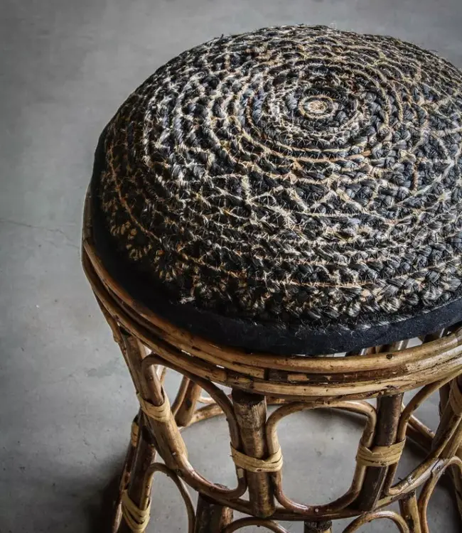 Hoffz Kruk Nila Bamboe L34 x B34 x H38 cm