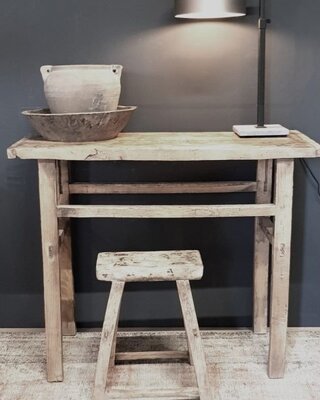 Luksa Home Collection Haltafel | Aziatisch | Naturel | H80 x B110 x D45 cm