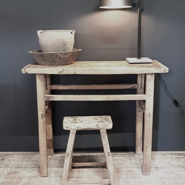 Luksa Home Collection Haltafel | Aziatisch | Naturel | H80 x B110 x D45 cm