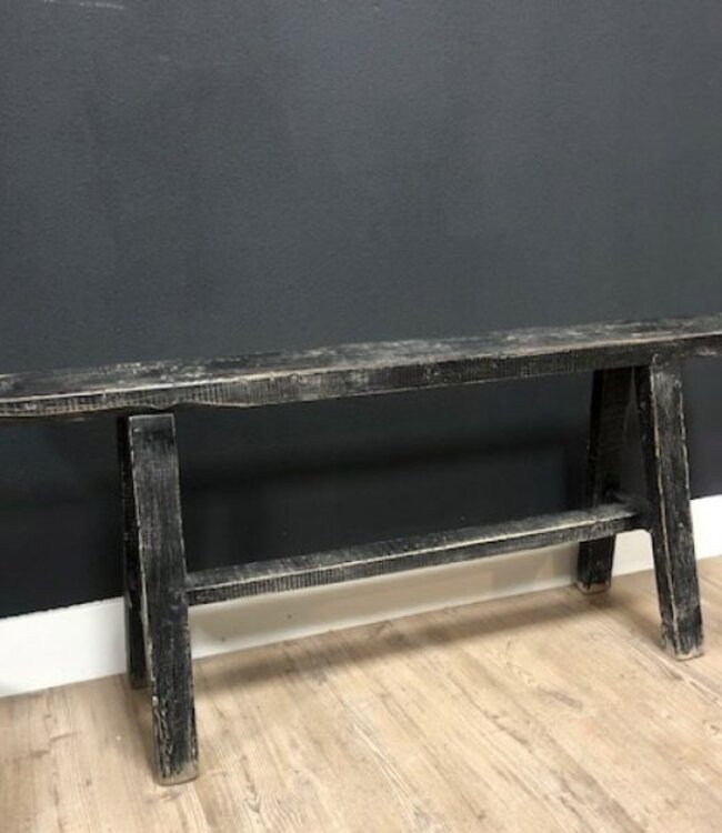 Luksa Home Collection Houten Bank | Aziatisch Antiek| Zwart