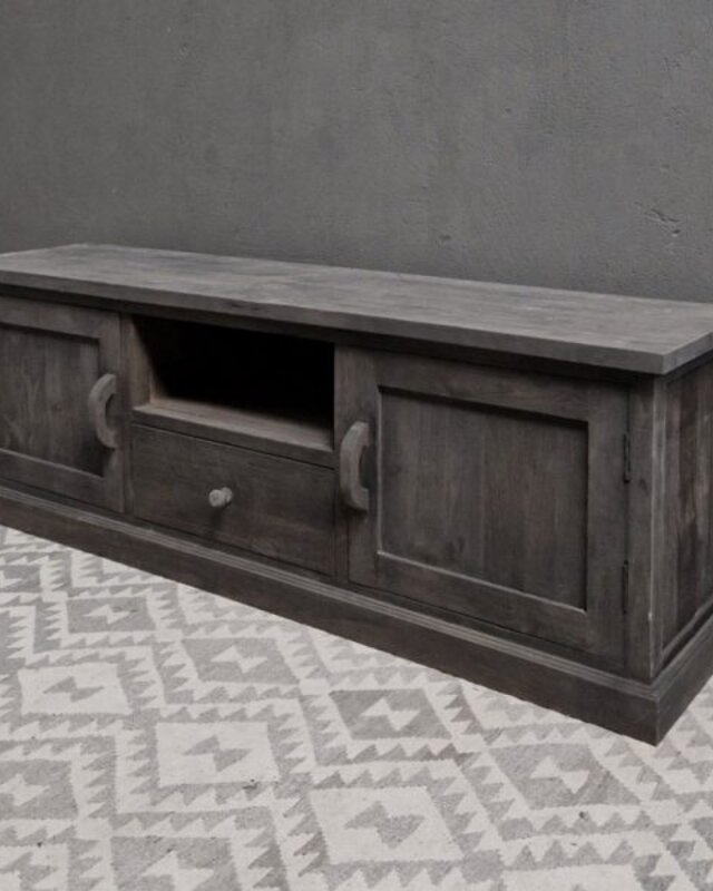 Luksa Home Collection TV-Meubel Litmar | Antique Grey | H60 x B140 x D45 cm