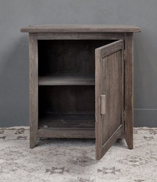 Luksa Home Collection Dressoir Brad | 1-Deurs | Antique Grey | H80 x B80 x D45 cm