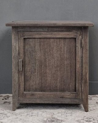 Luksa Home Collection Dressoir Brad | 1-Deurs | Antique Grey | H80 x B80 x D45 cm