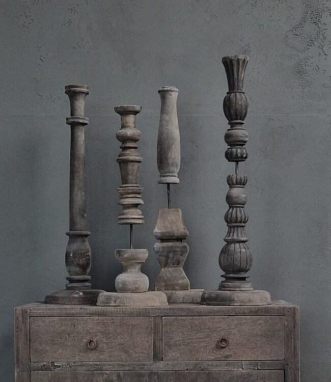 Luksa Home Collection Dressoir Charlie | Antique Grey | H85 x B95 x D45 cm