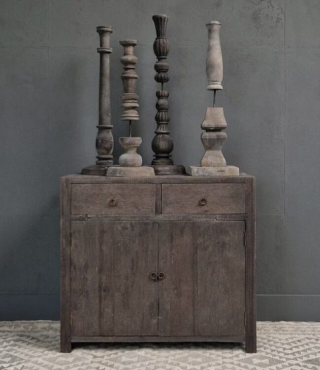 Luksa Home Collection Dressoir Charlie | Antique Grey | H85 x B95 x D45 cm