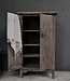 Luksa Home Collection Kast Jintse | Antique Grey | H190 x B100 x D50 cm