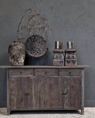 Luksa Home Collection Dressoir Doran | Antique Grey | H93 x B175 x D45 cm