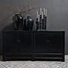 Dressoir Binc | Zwart | H95 x B190 x D45 cm