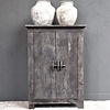 Houten Kast Jae | Antique Grey | H100 x B150 x D45 cm
