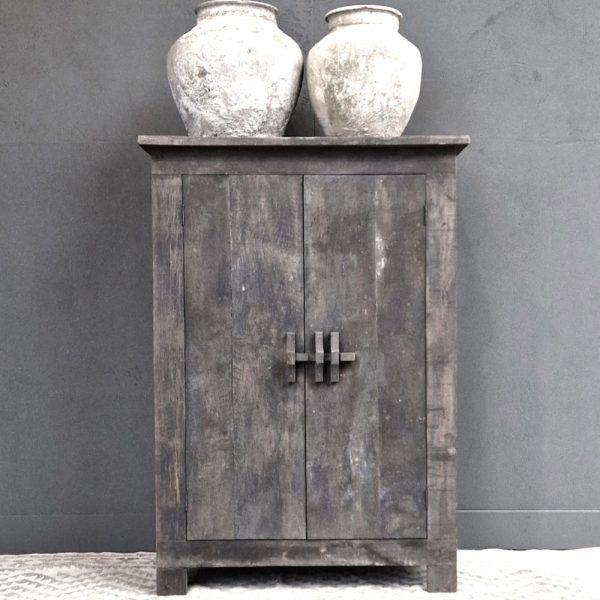 Luksa Home Collection Houten Kast Jae | Antique Grey | H100 x B150 x D45 cm