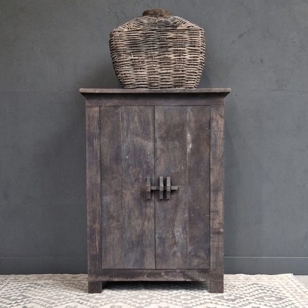Luksa Home Collection Houten Kast Jae | Antique Grey | H100 x B150 x D45 cm