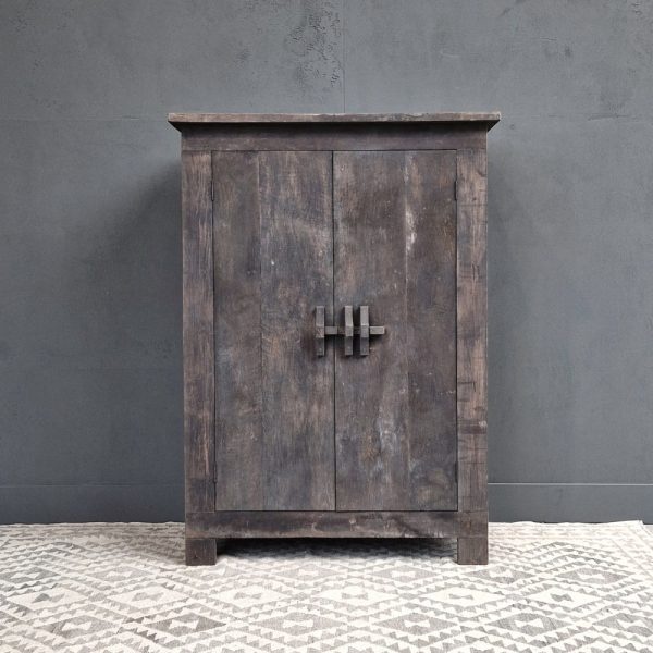 Luksa Home Collection Houten Kast Jae | Antique Grey | H100 x B150 x D45 cm