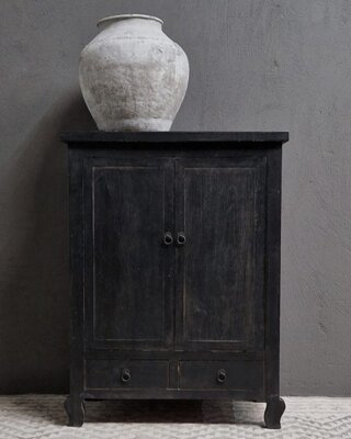 Luksa Home Collection Kast Naomi | Vintage Black | H95 x B140 x D45 cm