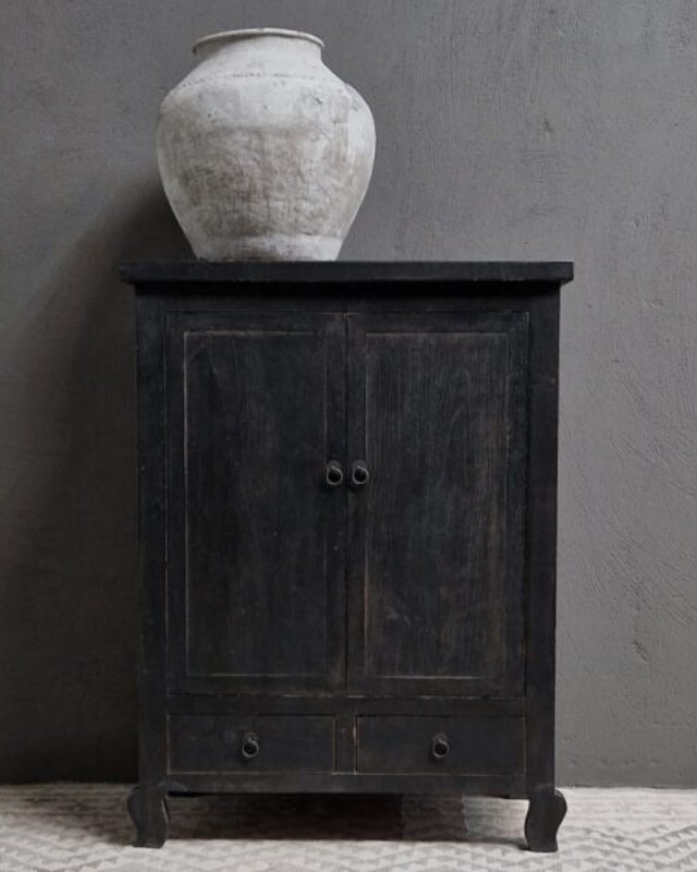 Luksa Home Collection Kast Naomi | Vintage Black | H95 x B140 x D45 cm
